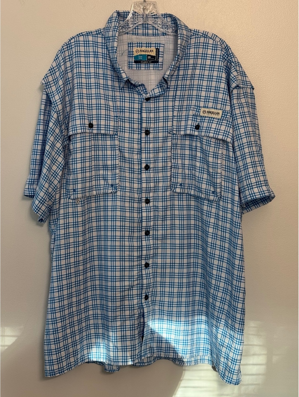 Magellan Outdoors Fish Gear Relaxed Fit 2XL Moisture Wicking Shirt